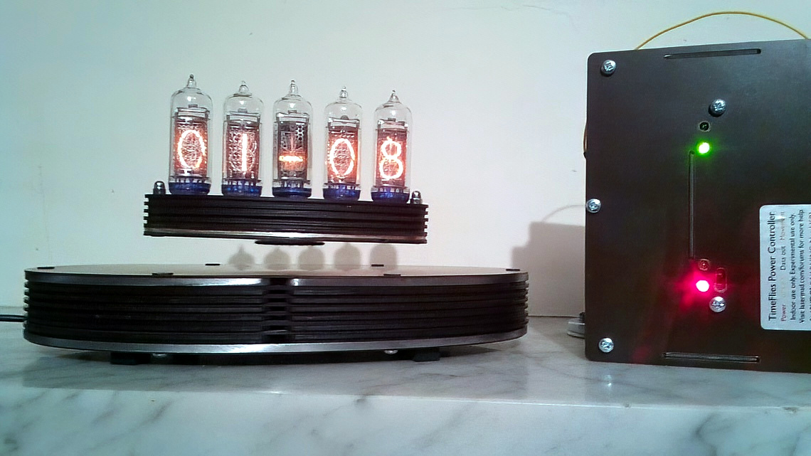 5-tube Levitating Nixie Clock - Image 9